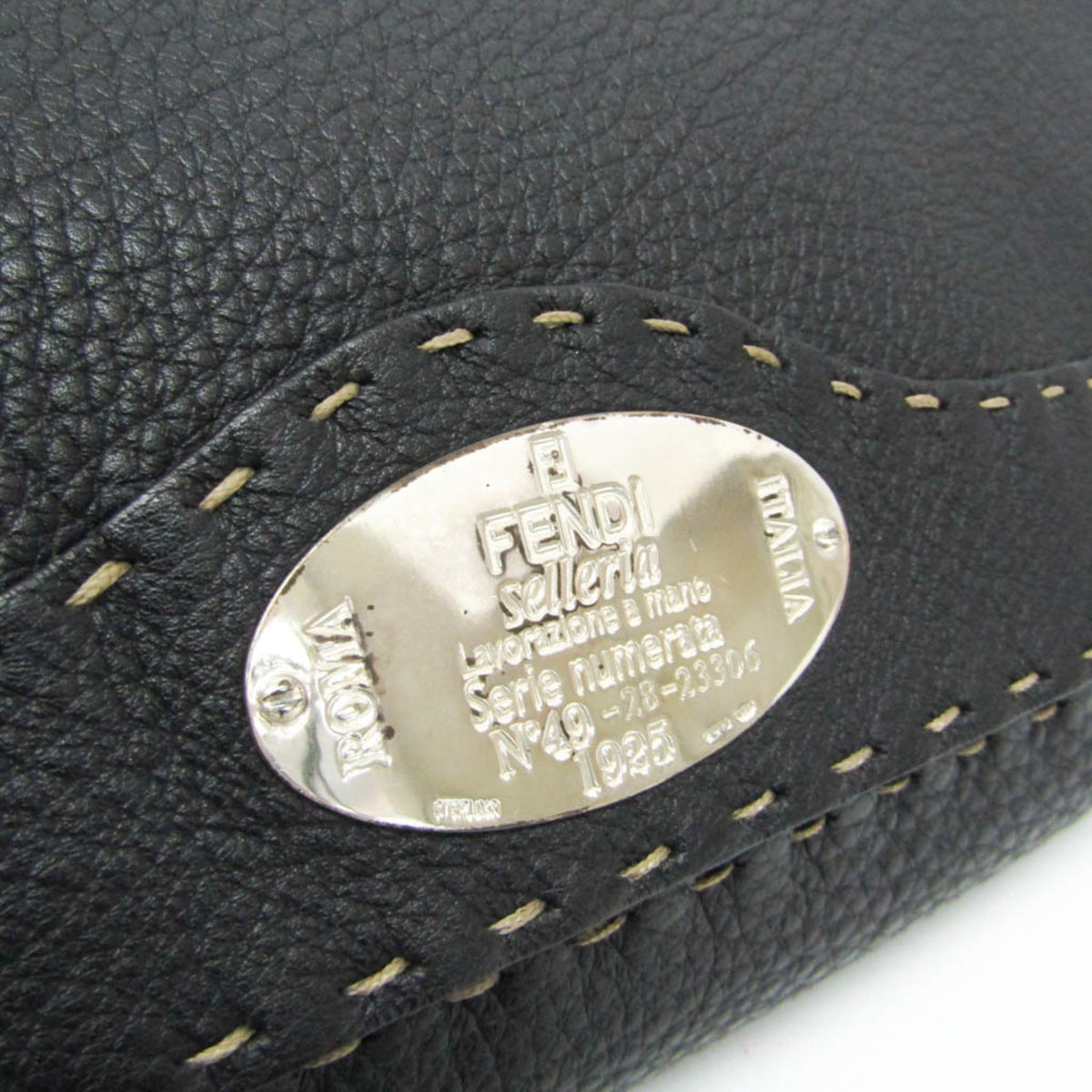 PRE-OWNED Fendi Selleria · Leather Messenger