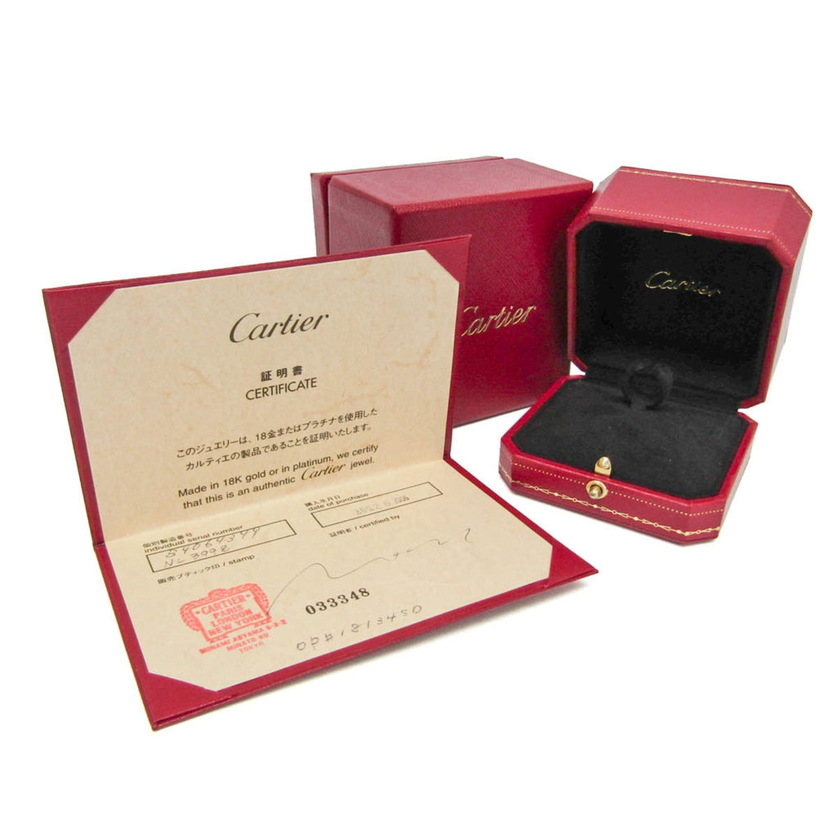 PRE-OWNED Cartier Tank Française · Diamond · White Gold Size 4.75