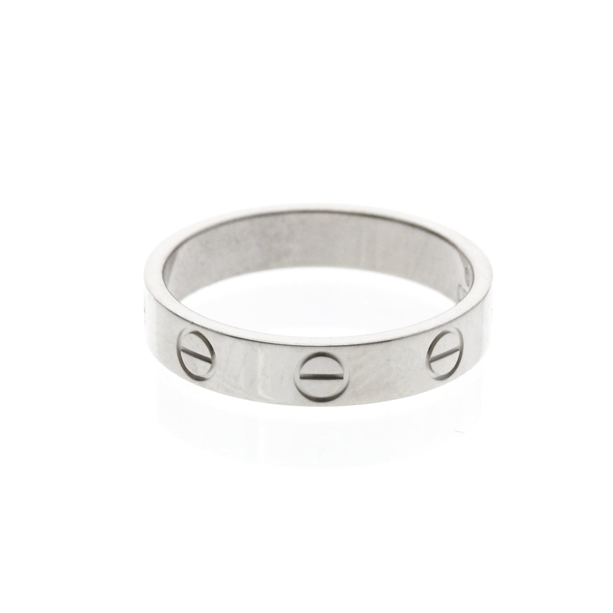 PRE-OWNED Cartier Mini Love · 18K White Gold