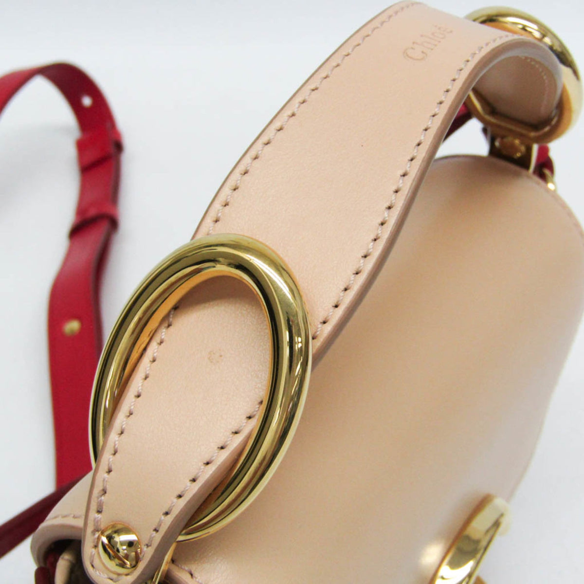 PRE-OWNED Chloé C Mini · Leather Shoulder Bag