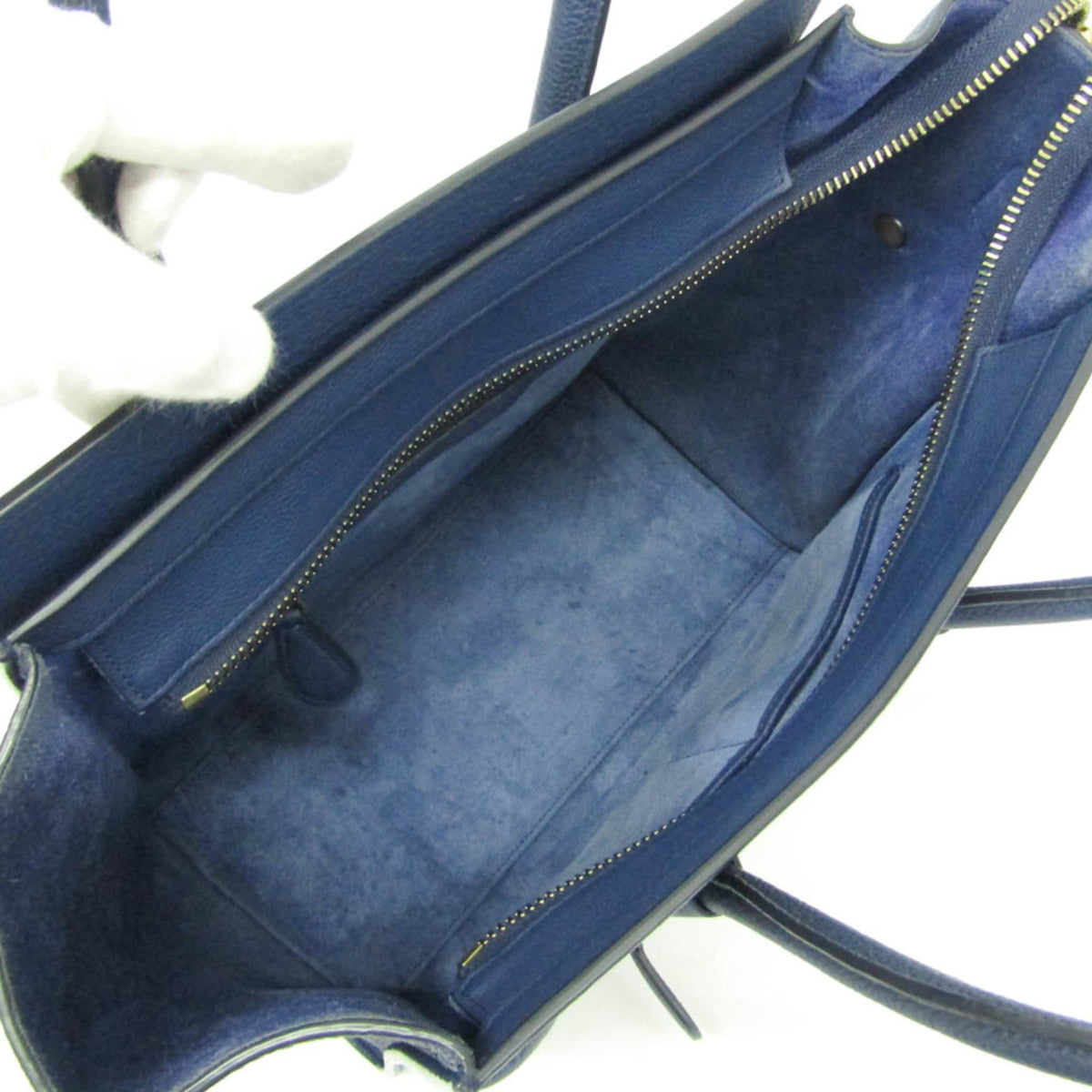 PRE-OWNED Celine Luggage Micro Shopper · Calfskin