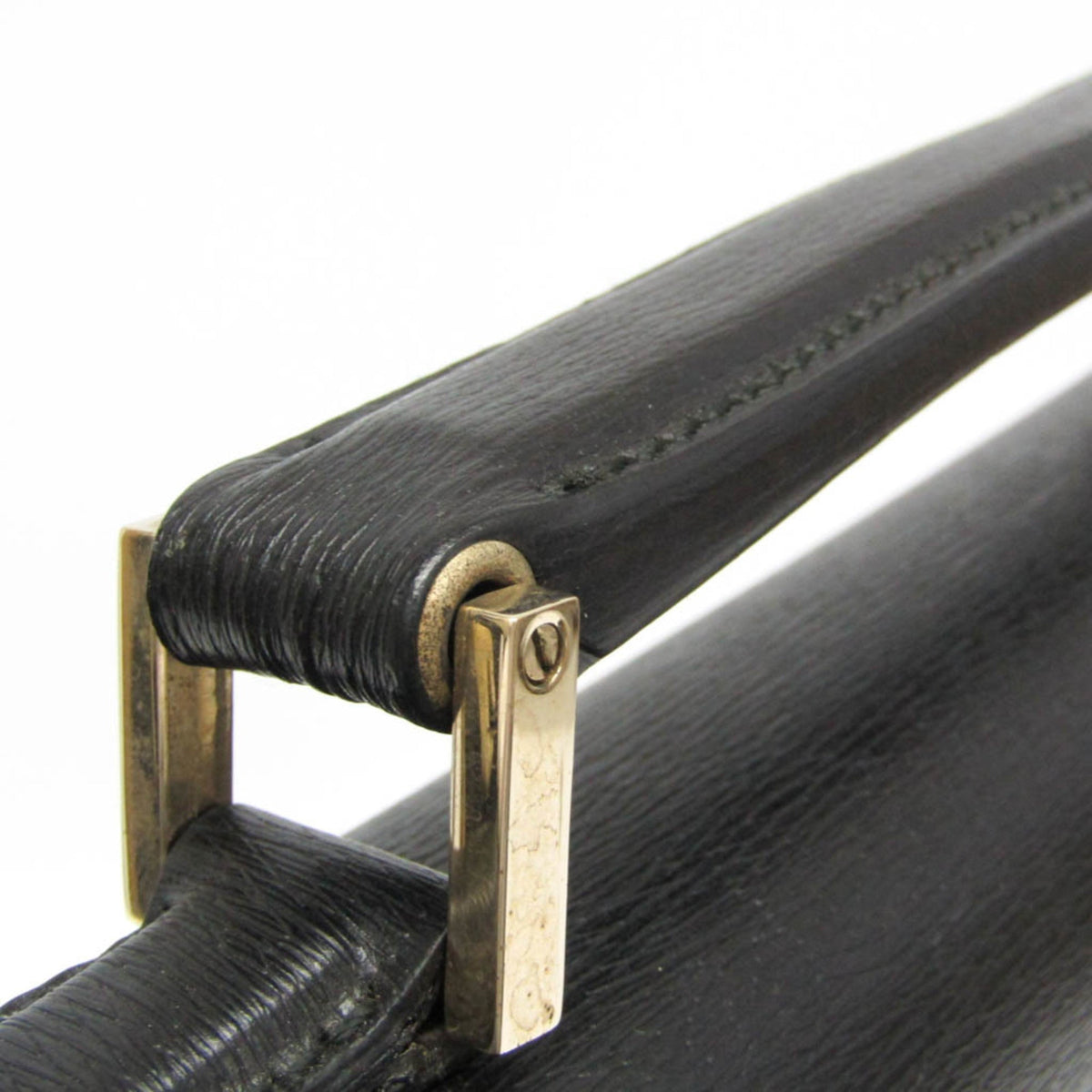 PRE-OWNED Gucci Leather Briefcase · Dial Lock