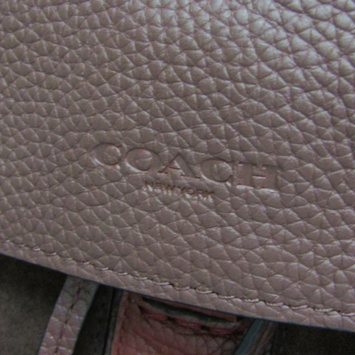 PRE-OWNED Coach Manhattan · Leather & Suede Backpack