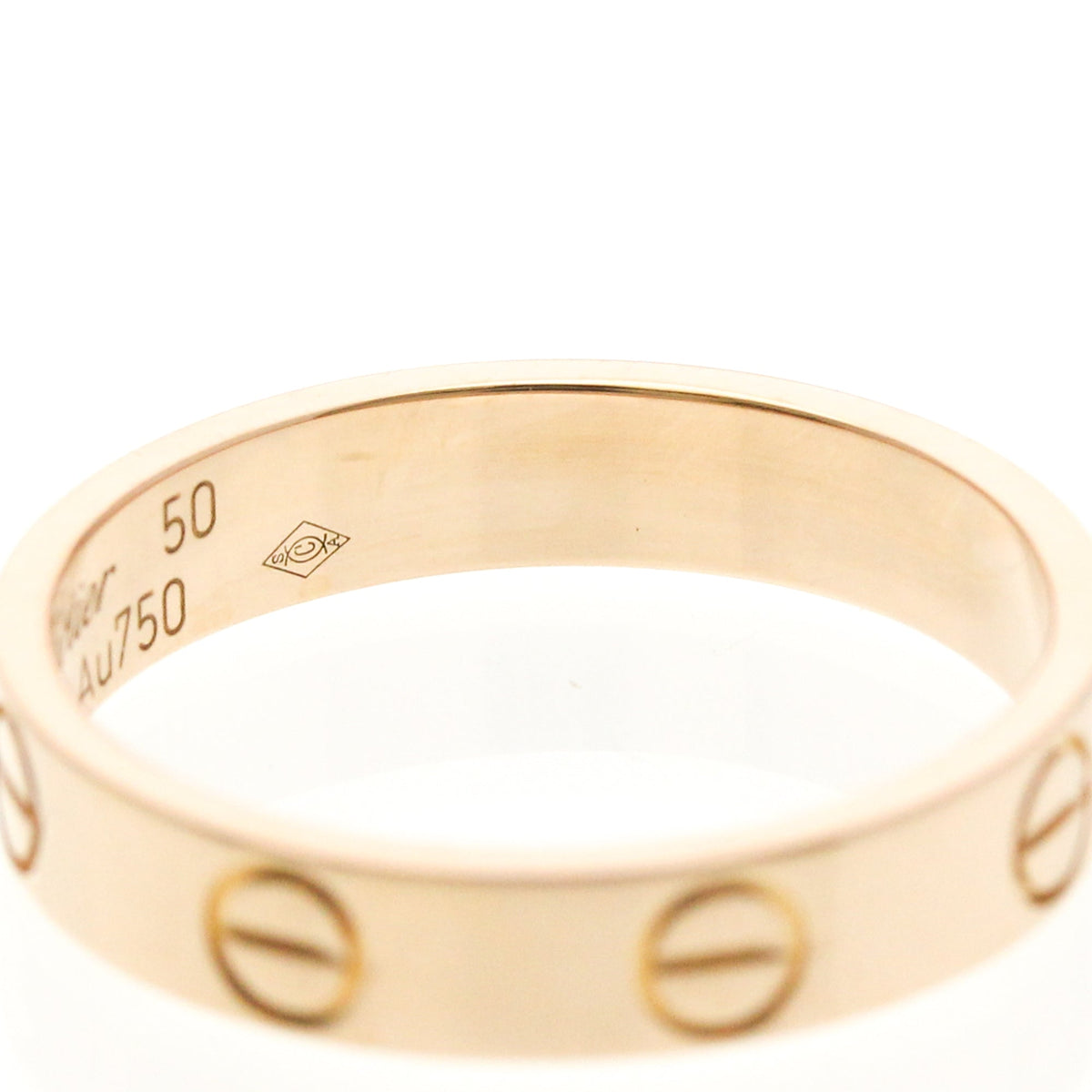 PRE-OWNED Cartier Mini Love · Rose Gold Size 5.25