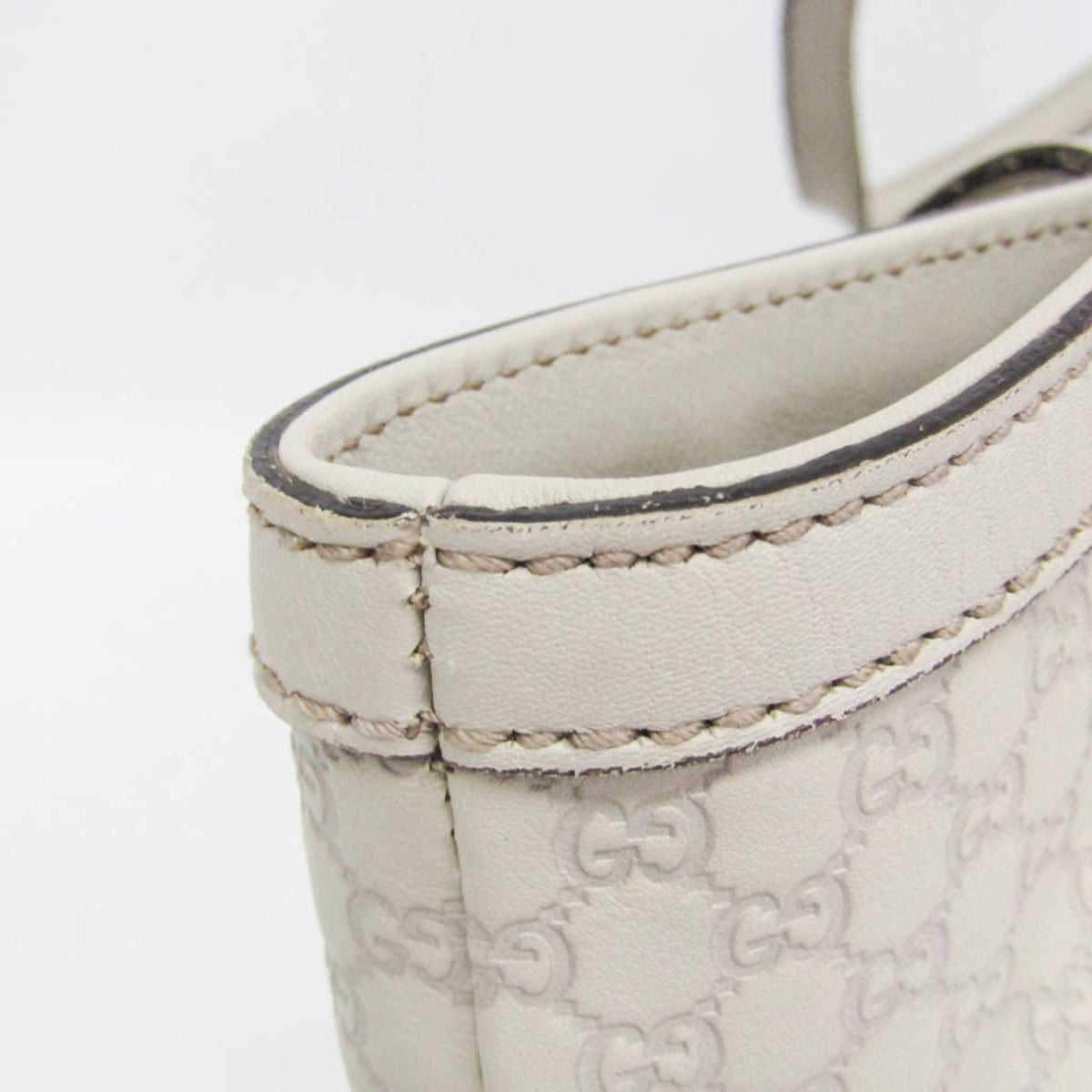 PRE-OWNED Gucci Guccissima · Embossed Leather Tote