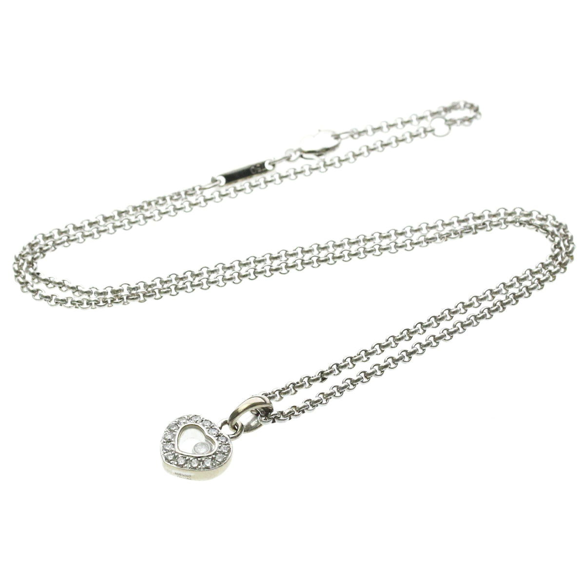 PRE-OWNED Chopard Happy Diamonds Heart · 18K White Gold