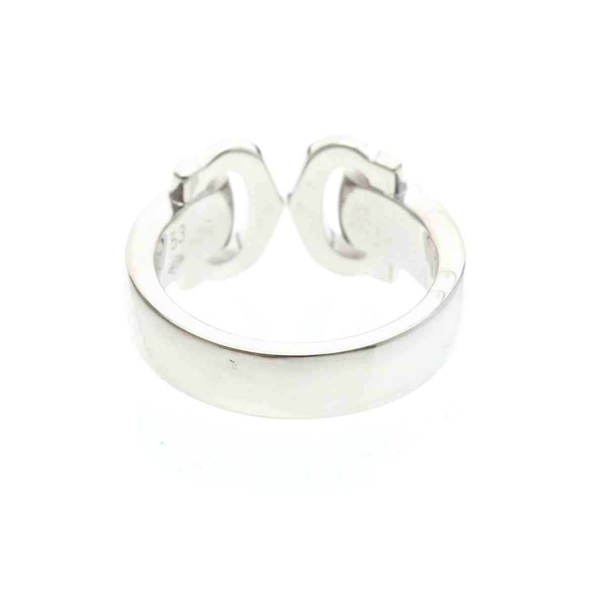 PRE-OWNED Cartier 2C Boucle · 18K White Gold · Diamond