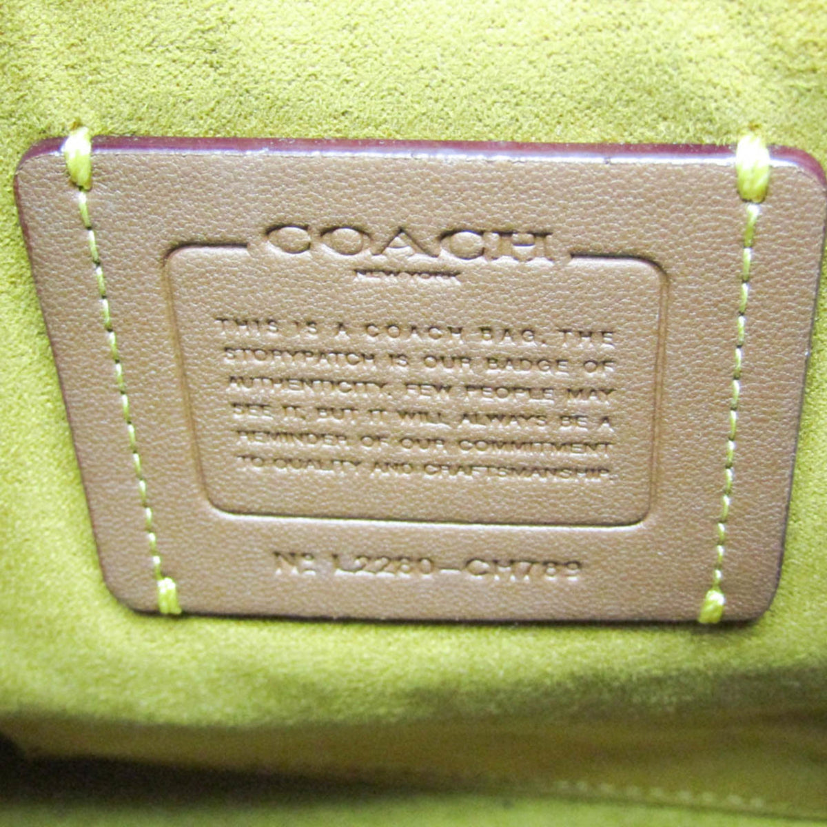 PRE-OWNED Coach Leah · Leather Backpack