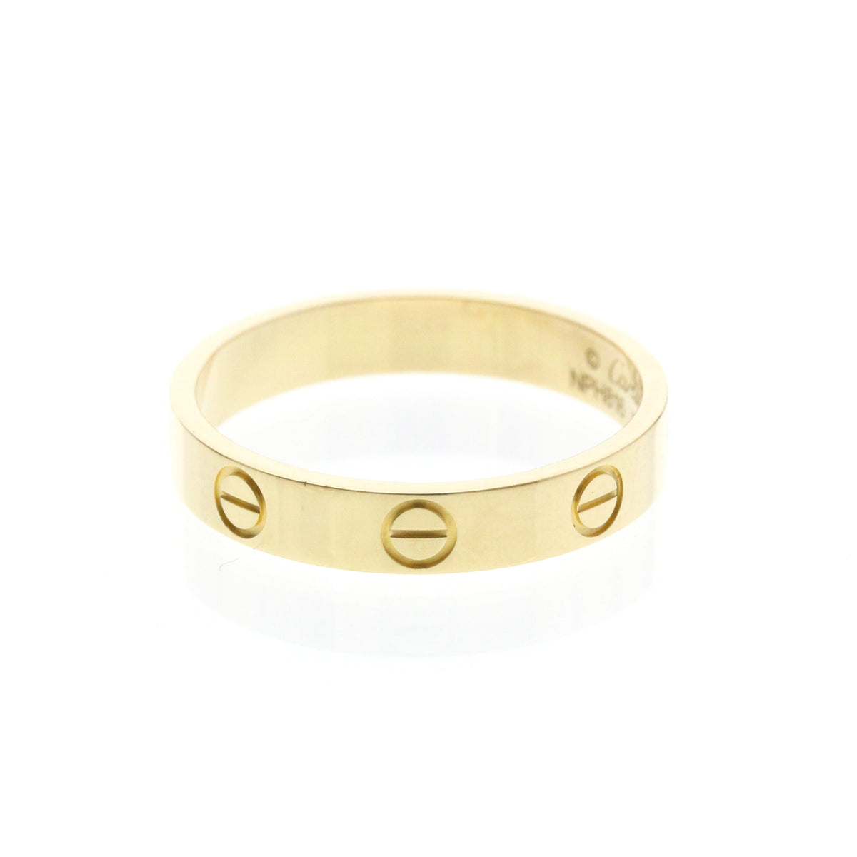 PRE-OWNED Cartier Mini Love · 18K Yellow Gold