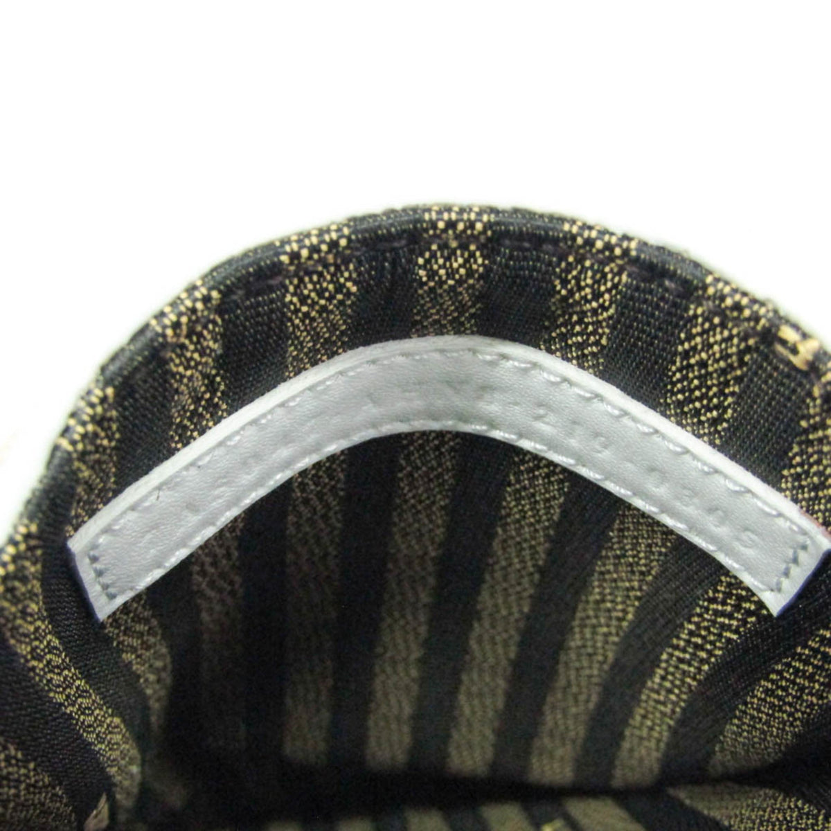 PRE-OWNED Fendi Logo Boa · Phone Pouch · Fur