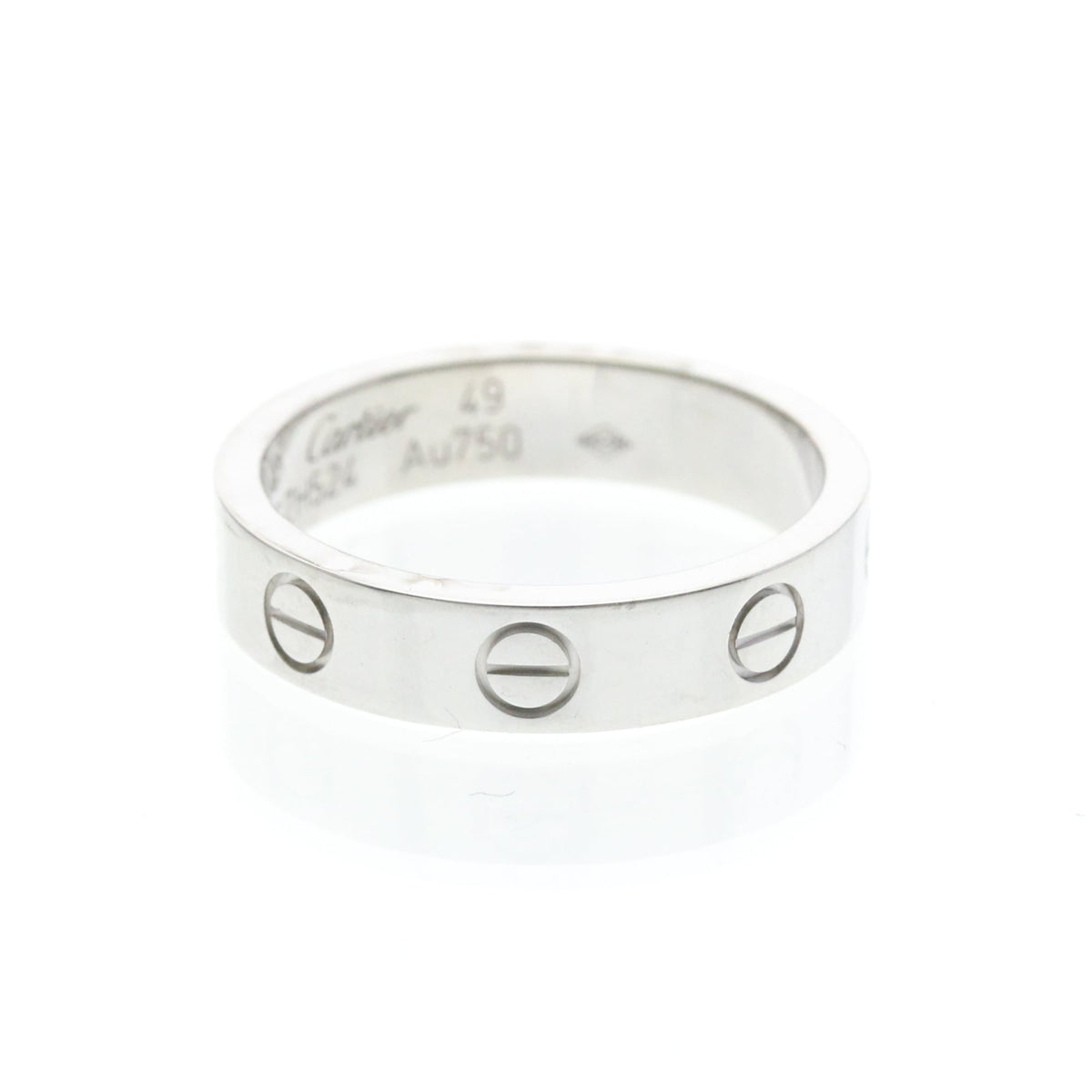 PRE-OWNED Cartier Mini Love · 18K White Gold
