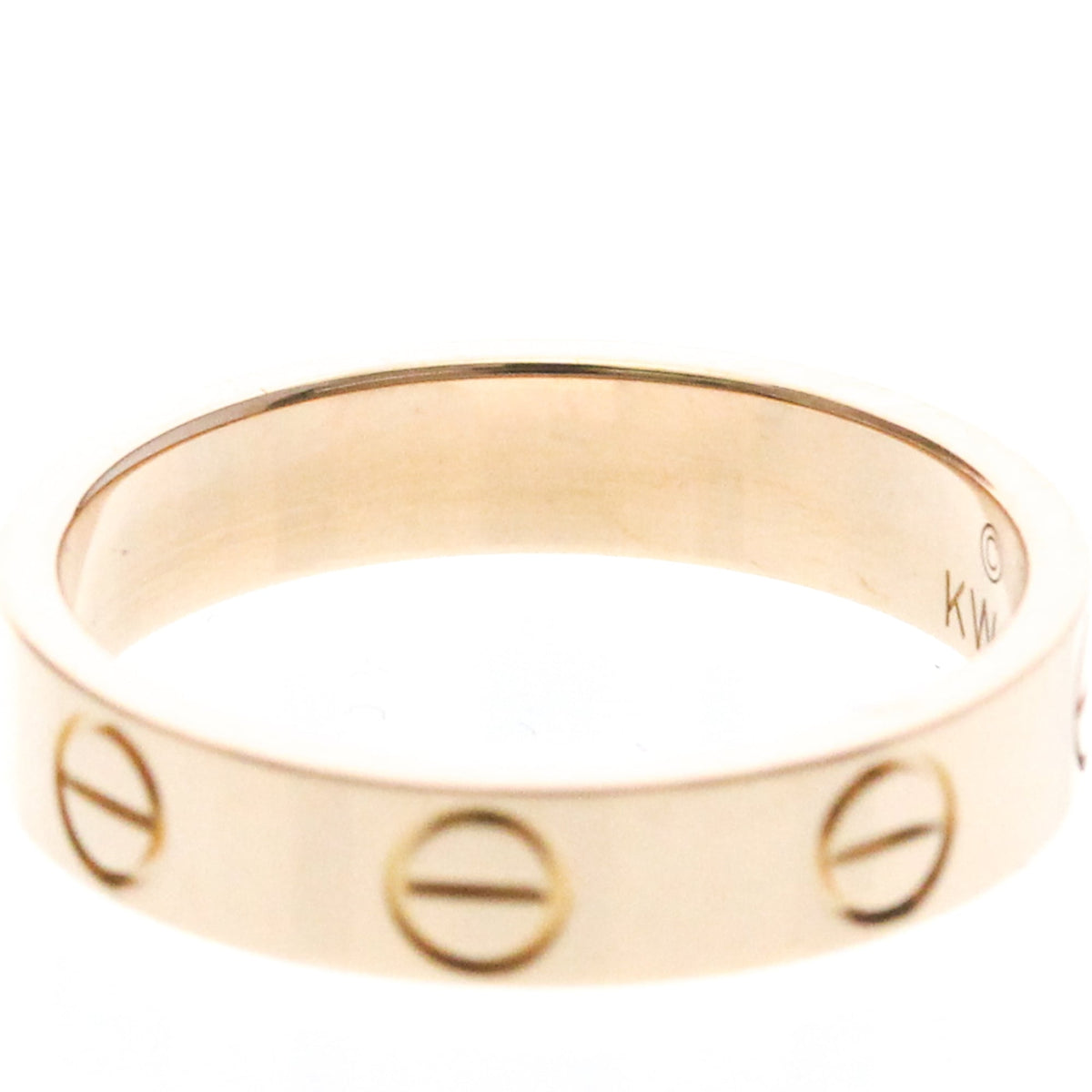 PRE-OWNED Cartier Mini Love · Rose Gold Size 4.5