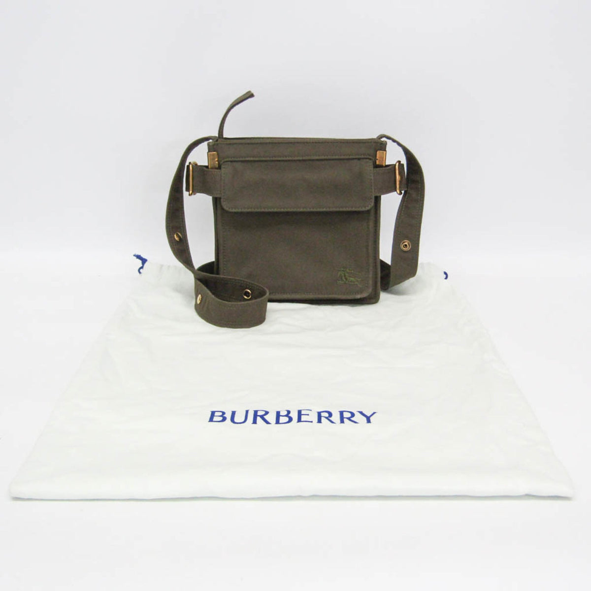 PRE-OWNED Burberry Mini Trench Tote · Canvas