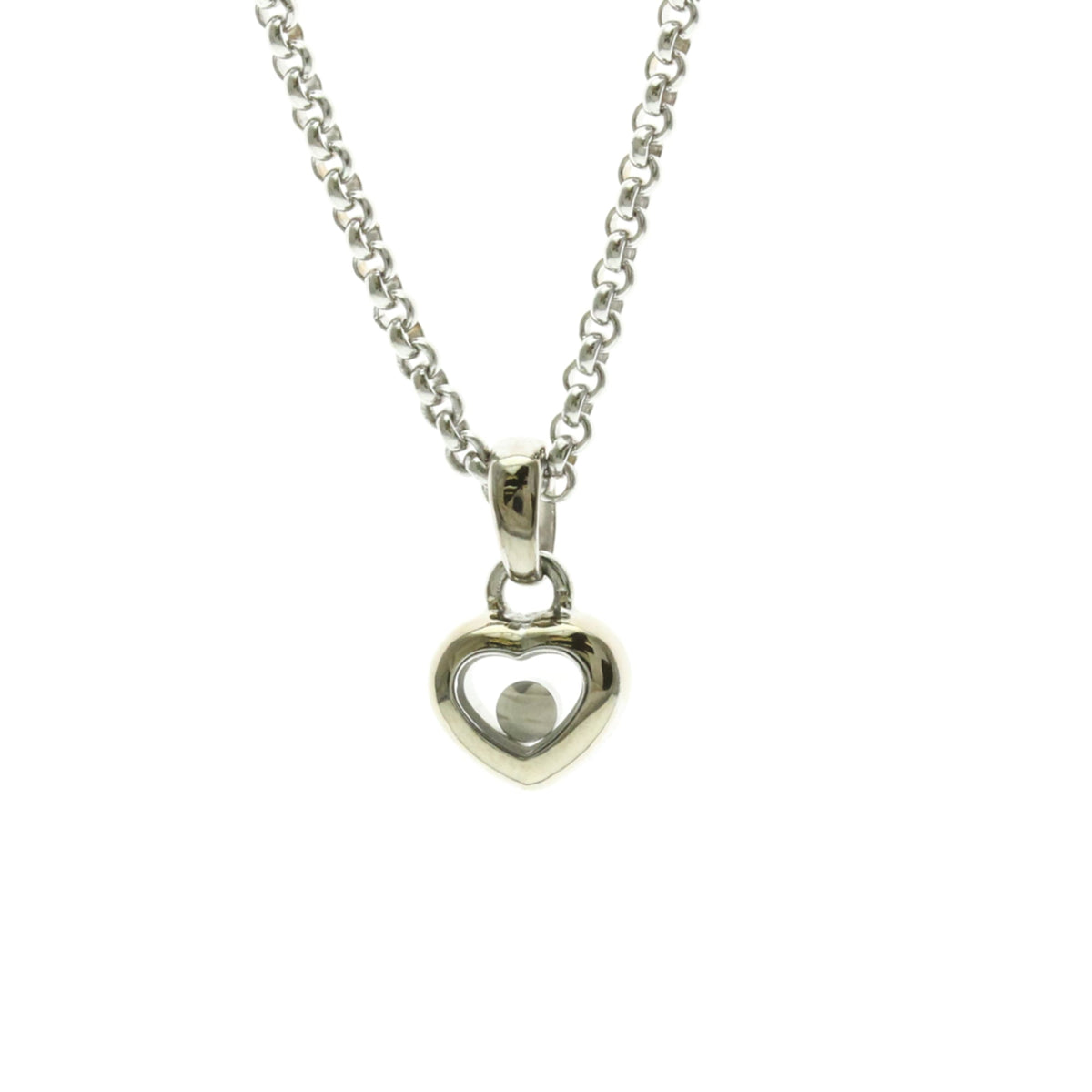 PRE-OWNED Chopard Happy Diamond · 18K White Gold · Diamond