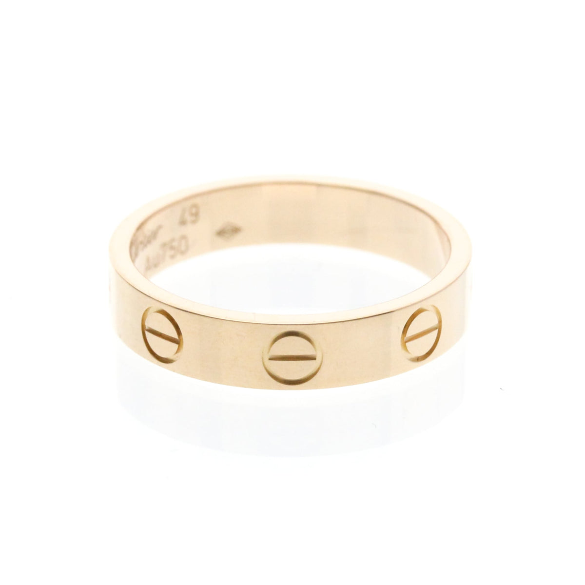 PRE-OWNED Cartier Mini Love · Rose Gold Size 4.75