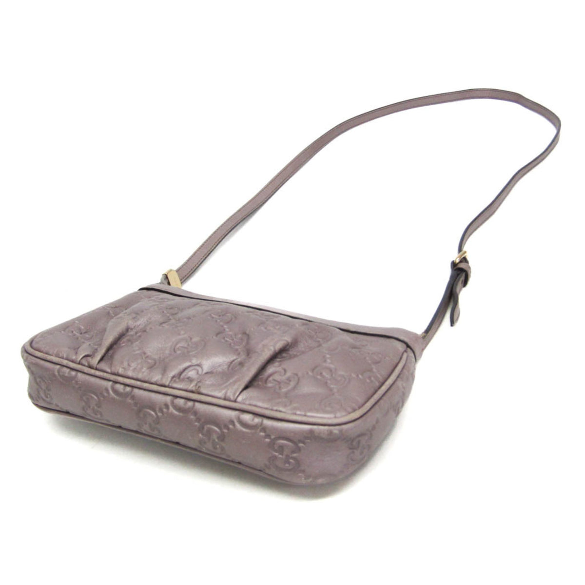 PRE-OWNED Gucci Guccissima · Leather Shoulder Bag