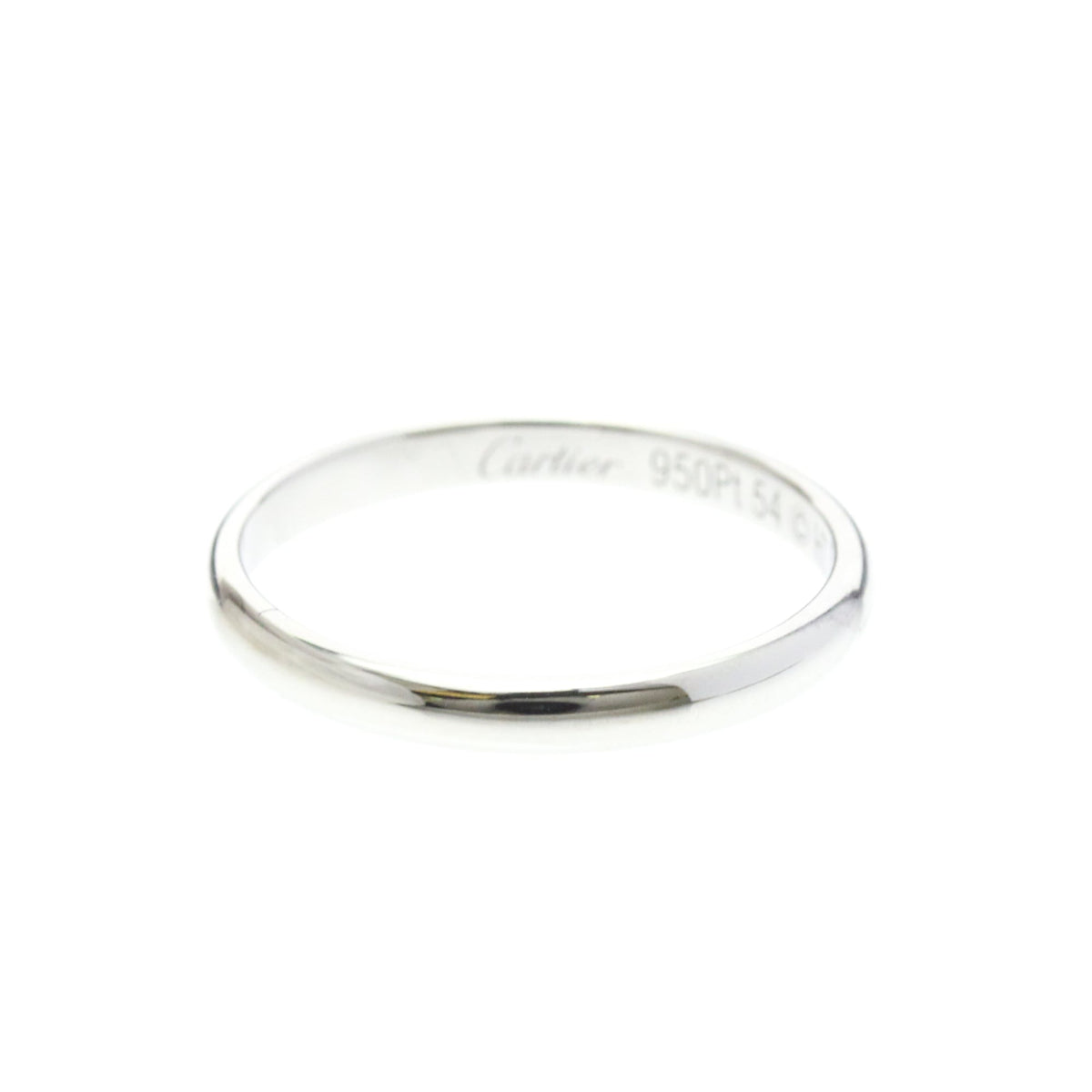 PRE-OWNED Cartier 1895 Wedding Band · Platinum