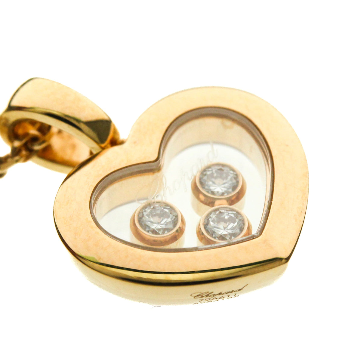 PRE-OWNED Chopard Happy Diamonds · Rose Gold · Diamond