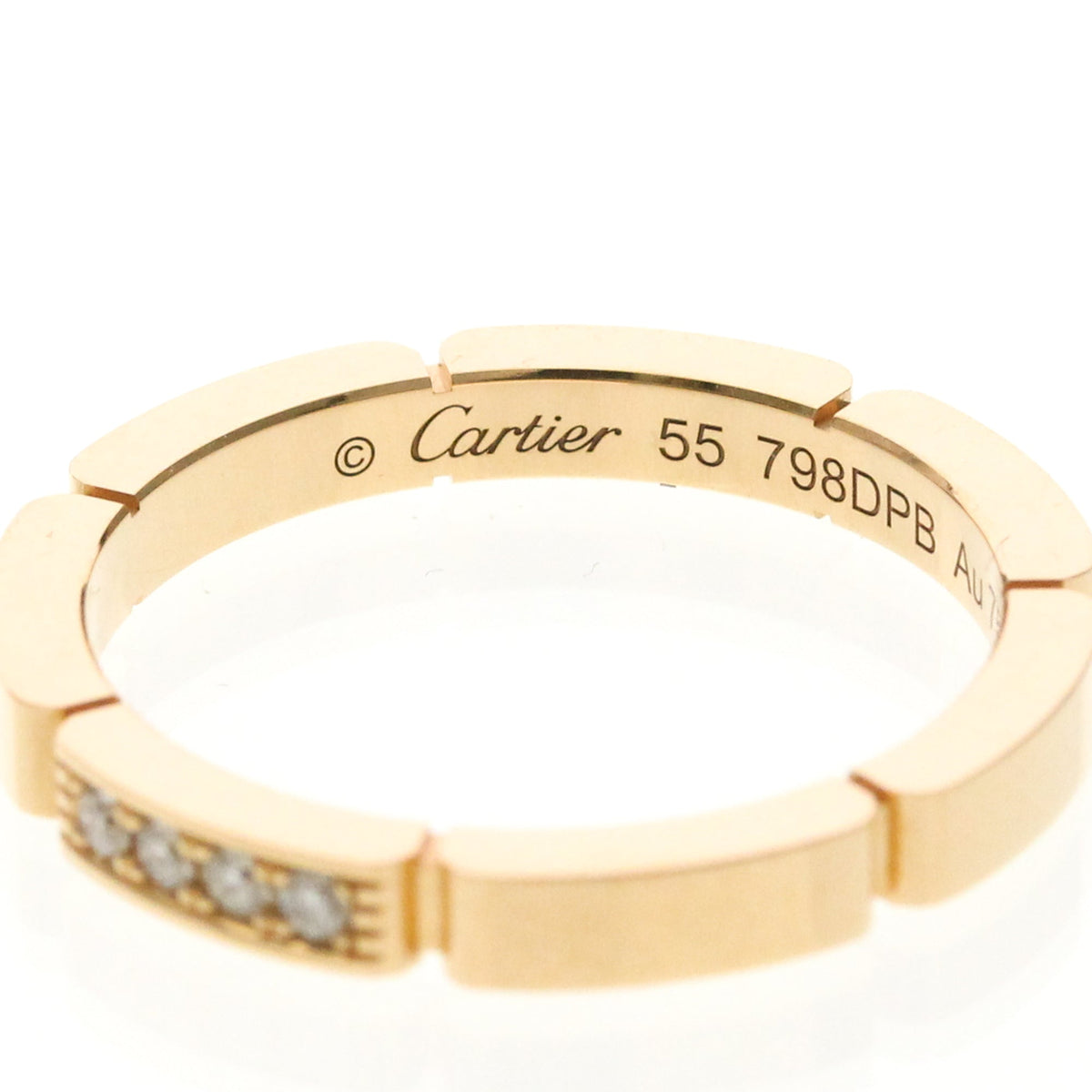PRE-OWNED Cartier Maillon Panthère · Diamond · Rose Gold