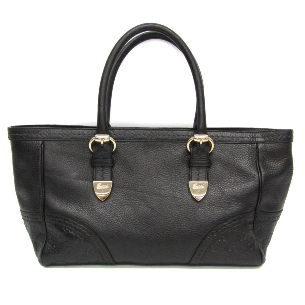 PRE-OWNED Gucci Guccissima · Leather Tote