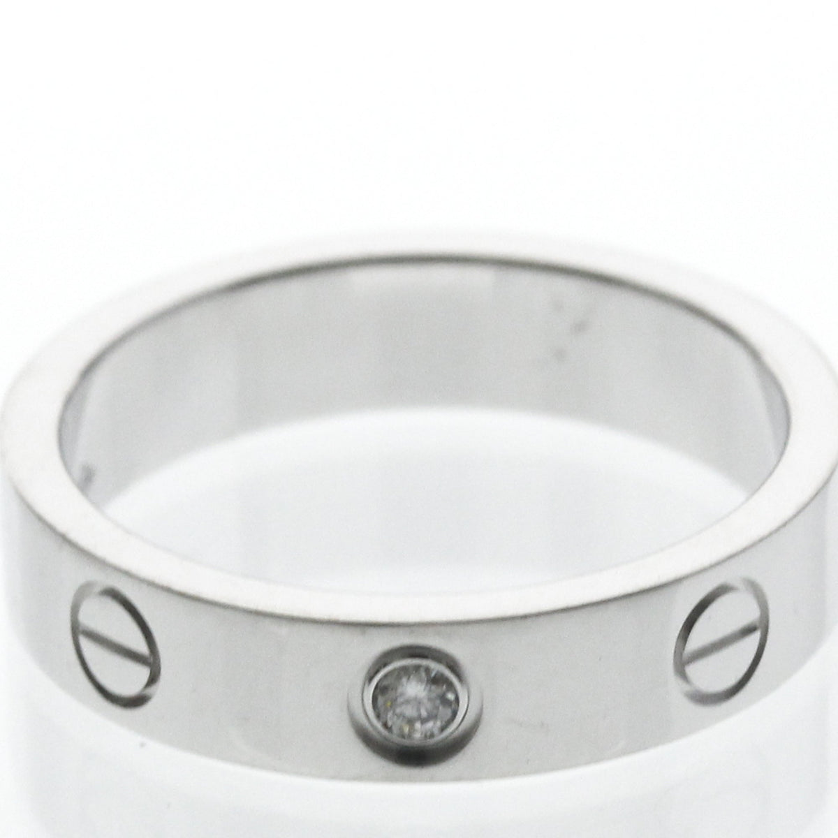 PRE-OWNED Cartier Mini Love · 18K White Gold · Diamond