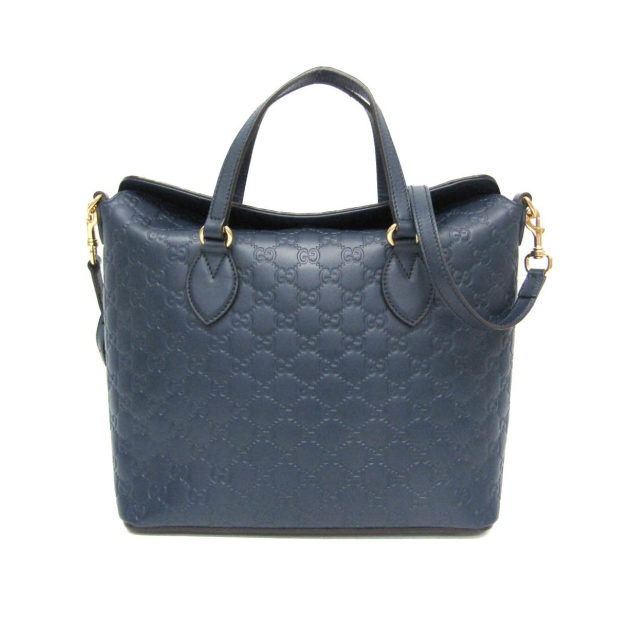 PRE-OWNED Gucci Guccissima · Calfskin · Gold Hardware