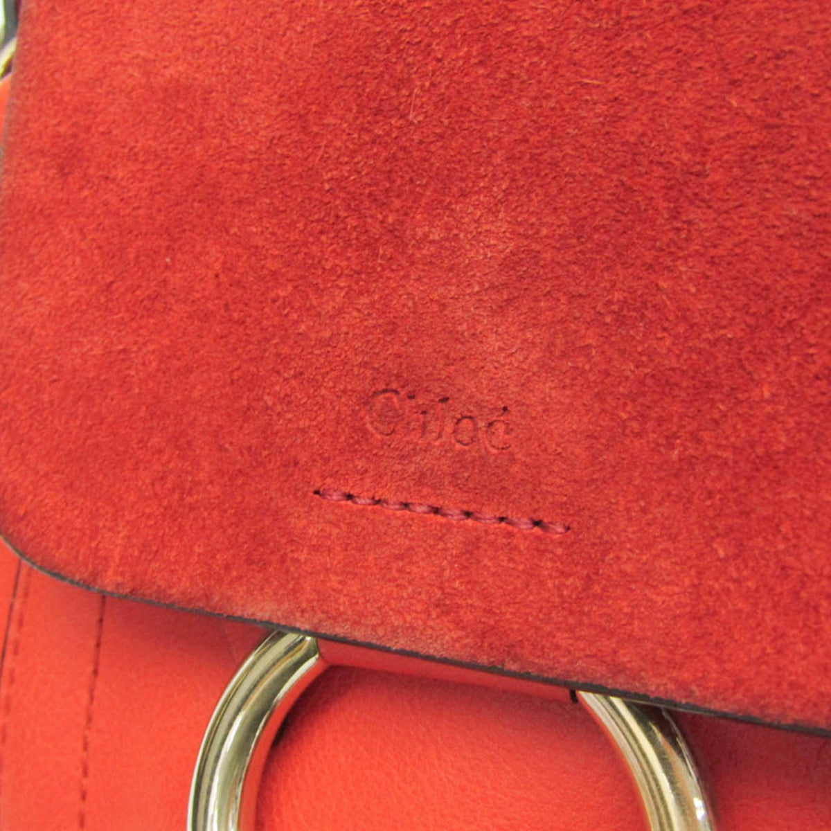 PRE-OWNED Chloé Faye · Suede Backpack