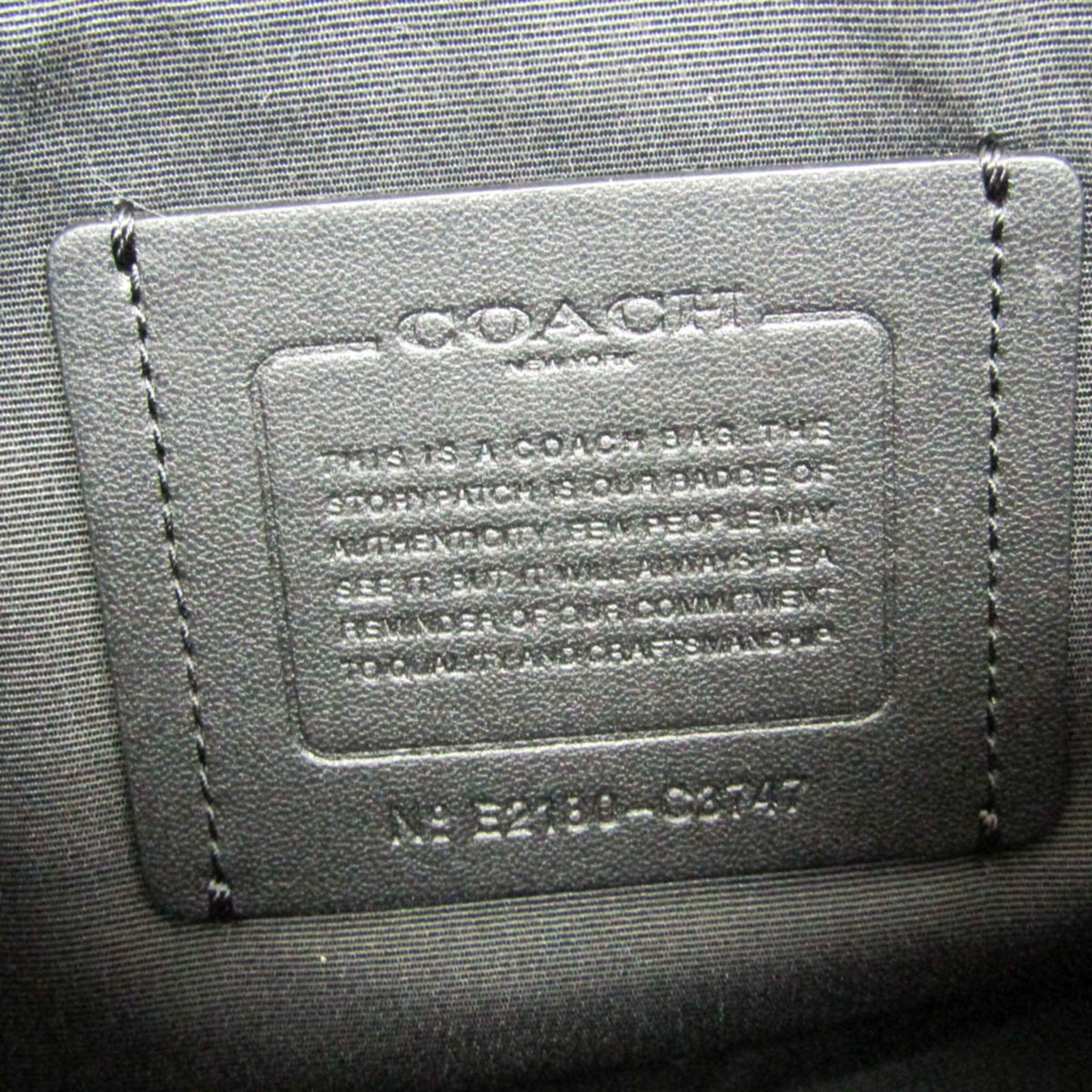 PRE-OWNED Coach Signature Truck Crossbody