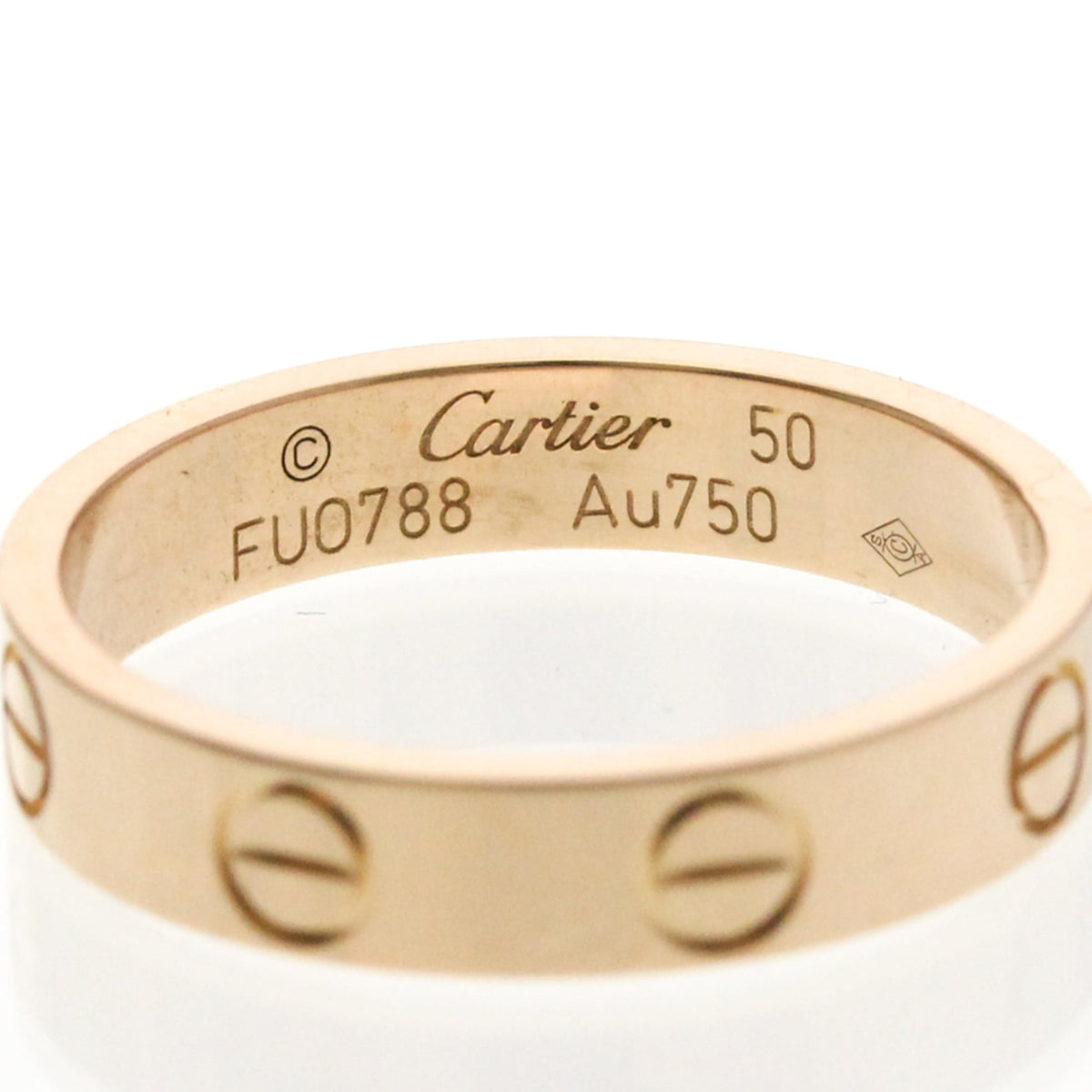 PRE-OWNED Cartier Mini Love · Rose Gold Size 5.5