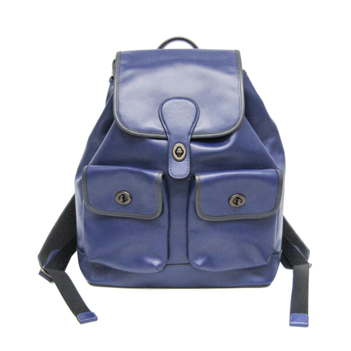 PRE-OWNED Coach Heritage · Leather Backpack