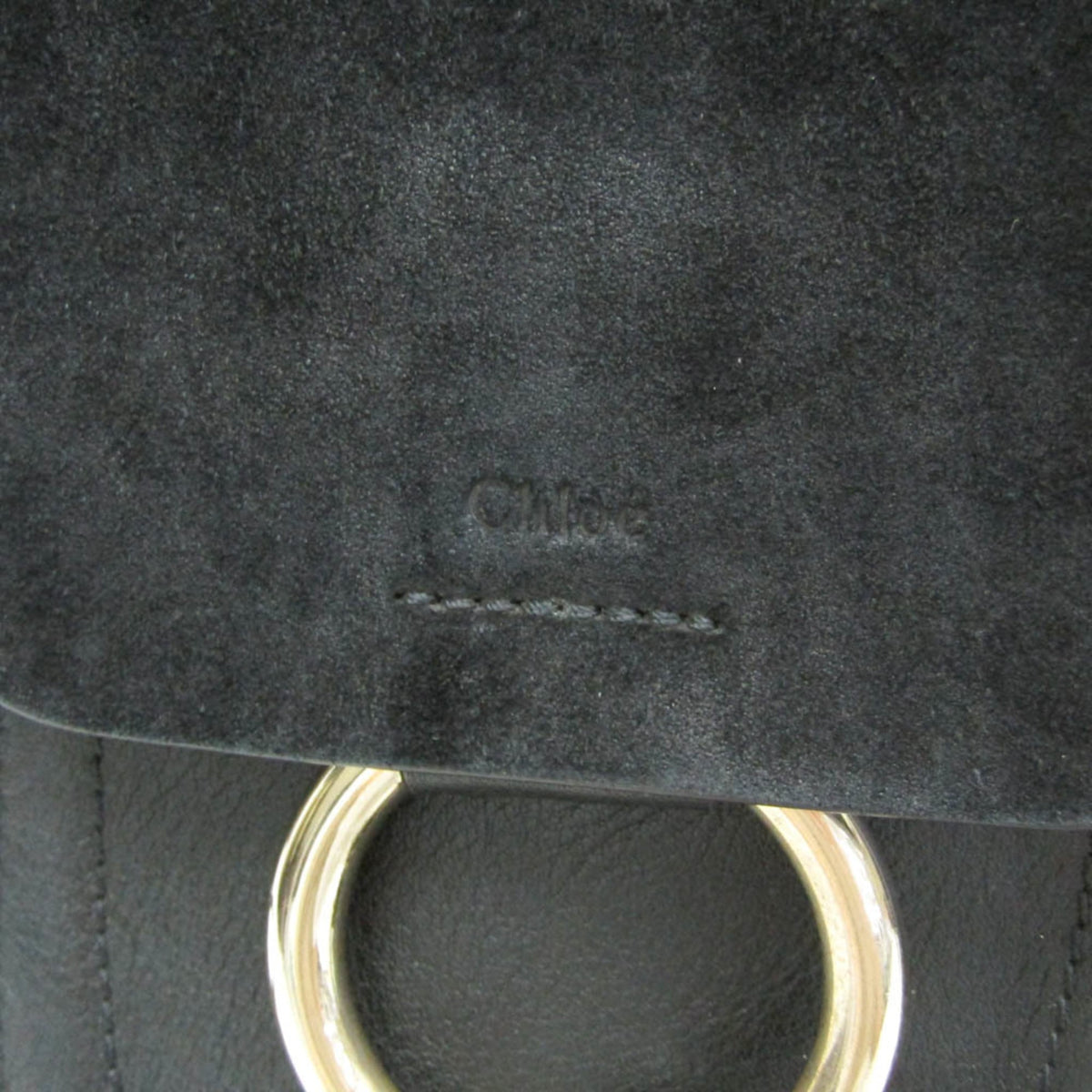PRE-OWNED Chloé Faye Mini · Backpack · Leather & Suede