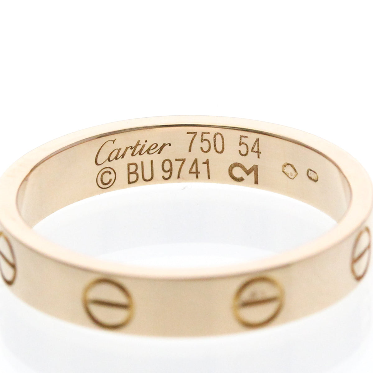 PRE-OWNED Cartier Mini Love · Rose Gold Size 6.75