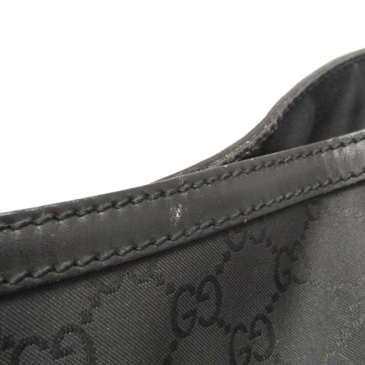 PRE-OWNED Gucci · Nylon & Leather Tote