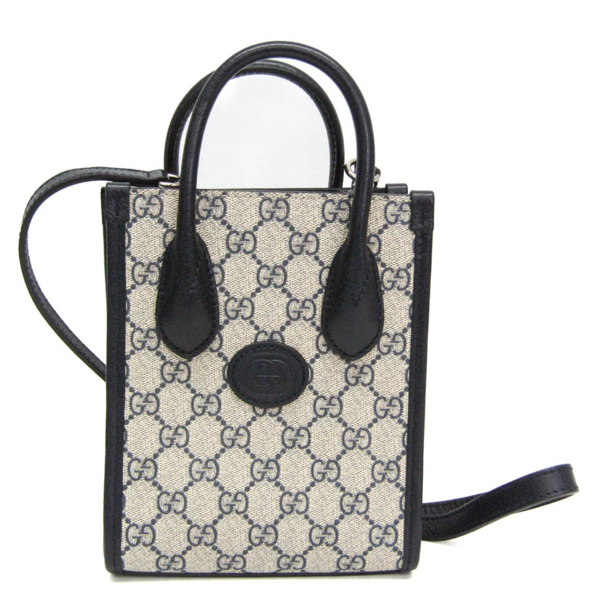 PRE-OWNED Gucci Interlocking G · GG Supreme