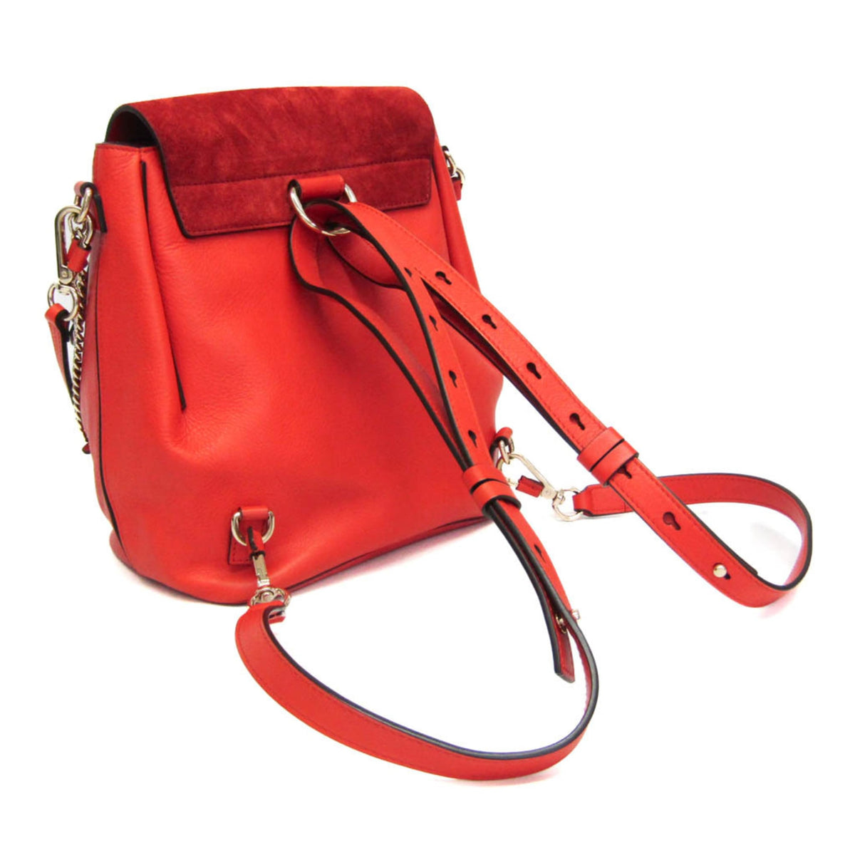 PRE-OWNED Chloé Faye · Leather & Suede Backpack