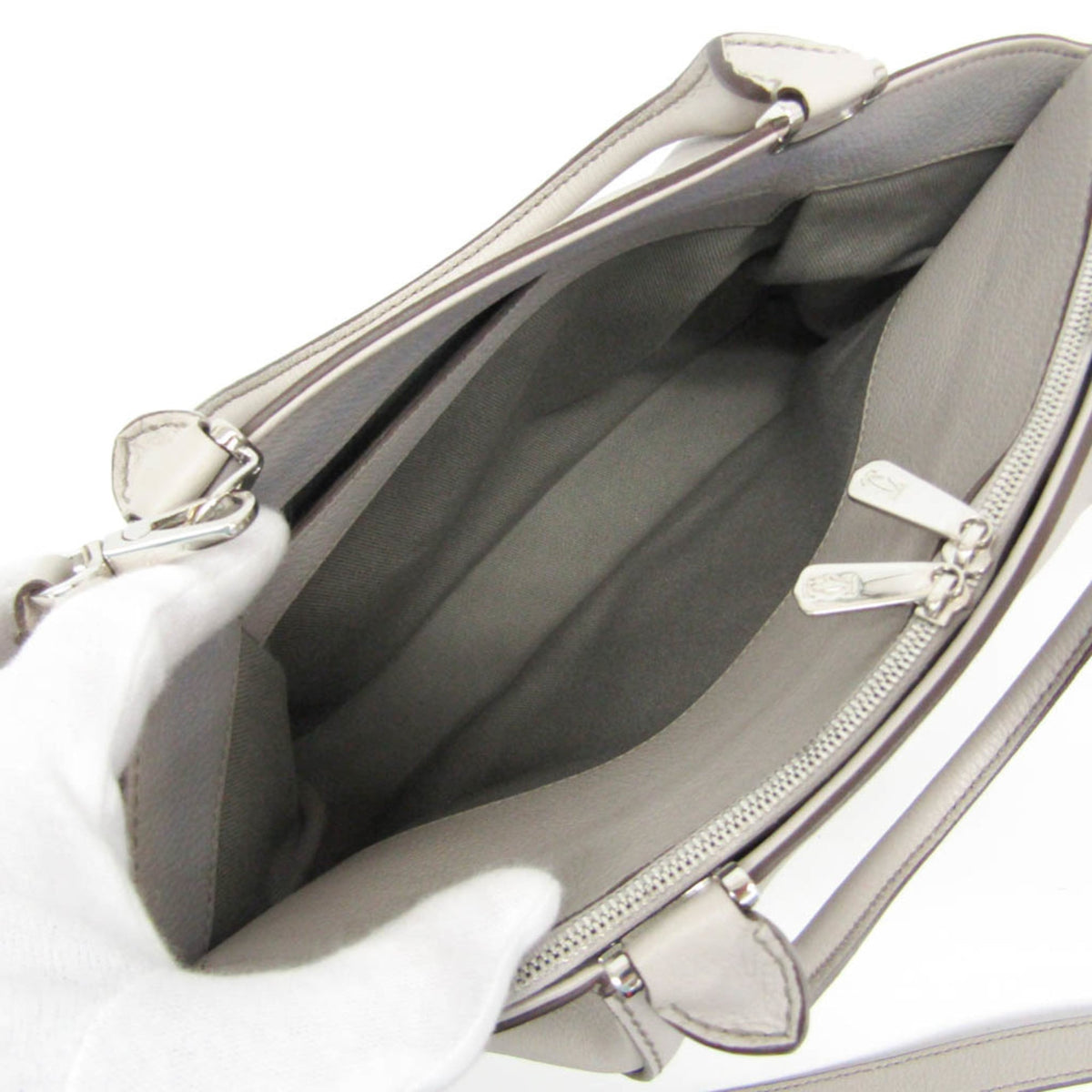 PRE-OWNED Cartier C de Cartier · Leather