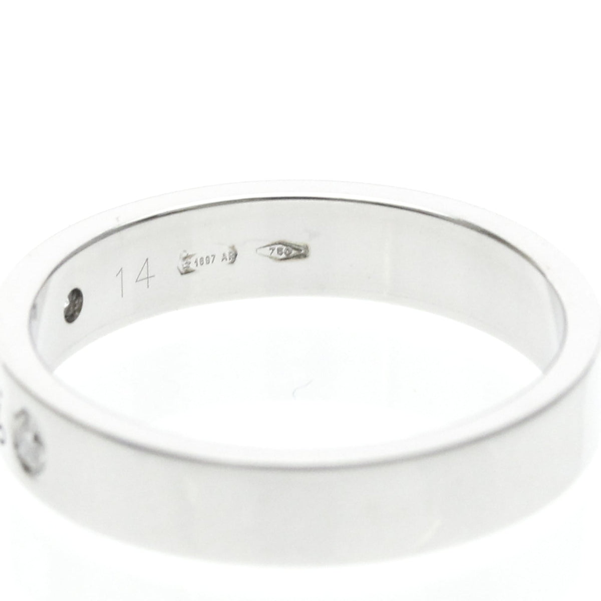 PRE-OWNED Gucci Icon · 18K White Gold · Diamond Size 6.5