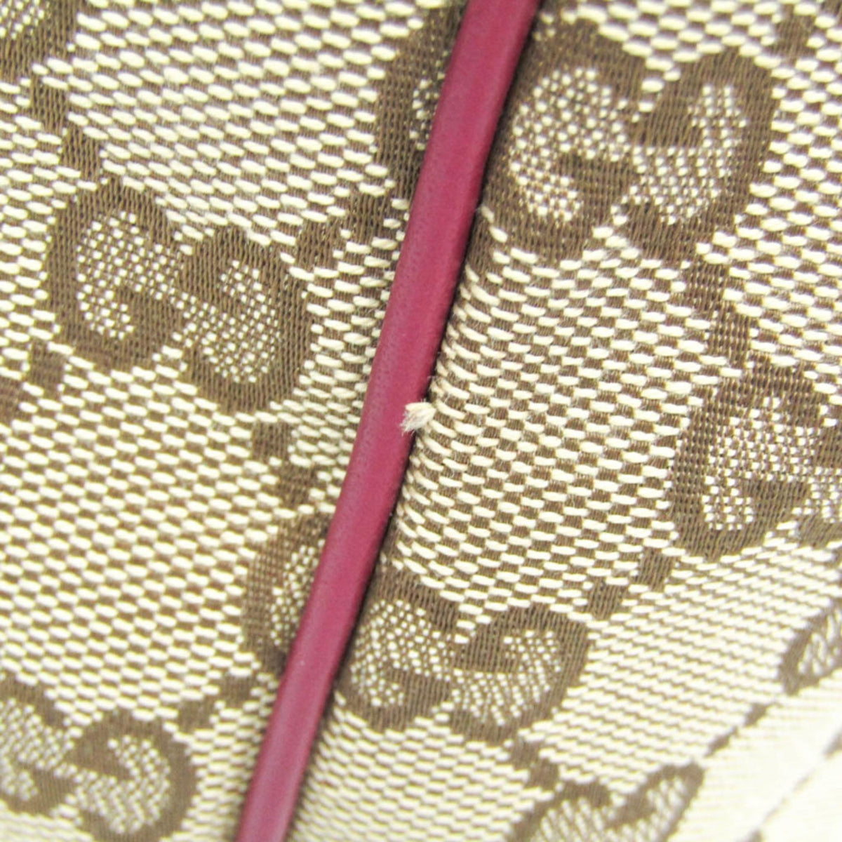 PRE-OWNED Gucci GG Canvas Mayfair · Ribbon Detail
