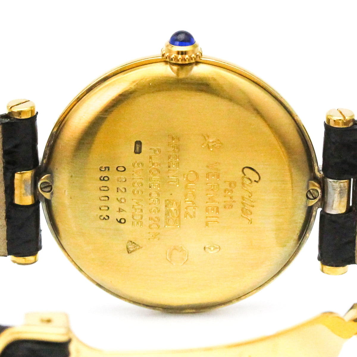 PRE-OWNED Cartier Must Vendome · Gold Plated · Quartz