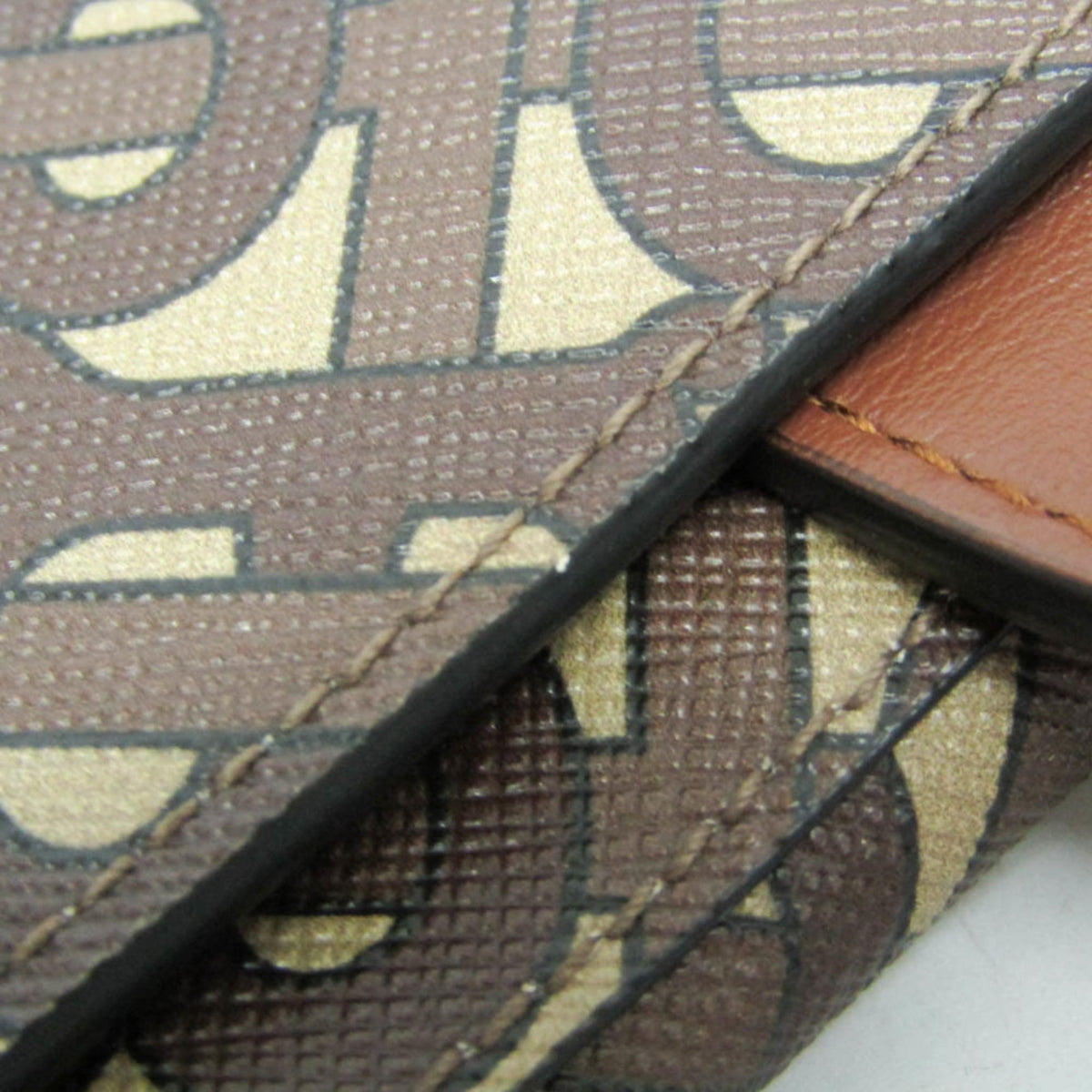 PRE-OWNED Burberry TB Monogram · Clutch