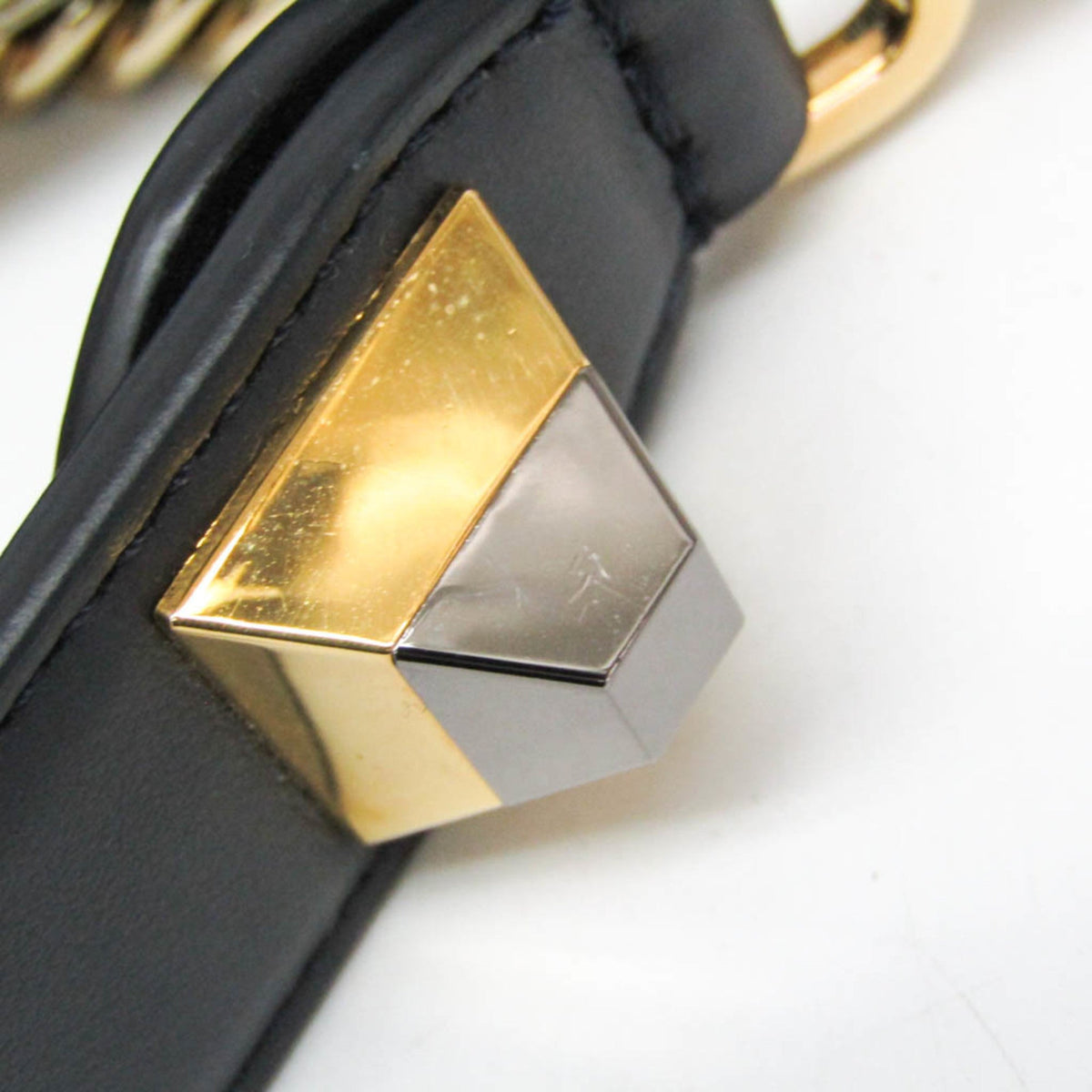 PRE-OWNED Fendi Kan I · Velvet & Leather