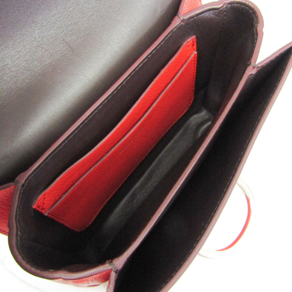 PRE-OWNED Burberry D-Ring · Leather Shoulder Bag