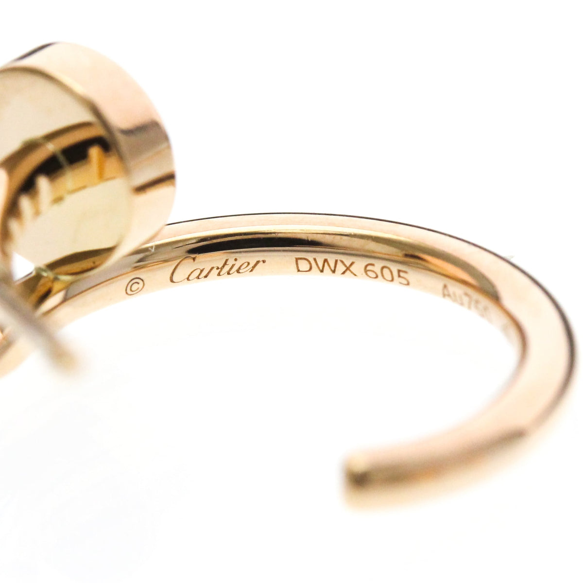 PRE-OWNED Cartier Juste Un Clou · Rose Gold · Earrings