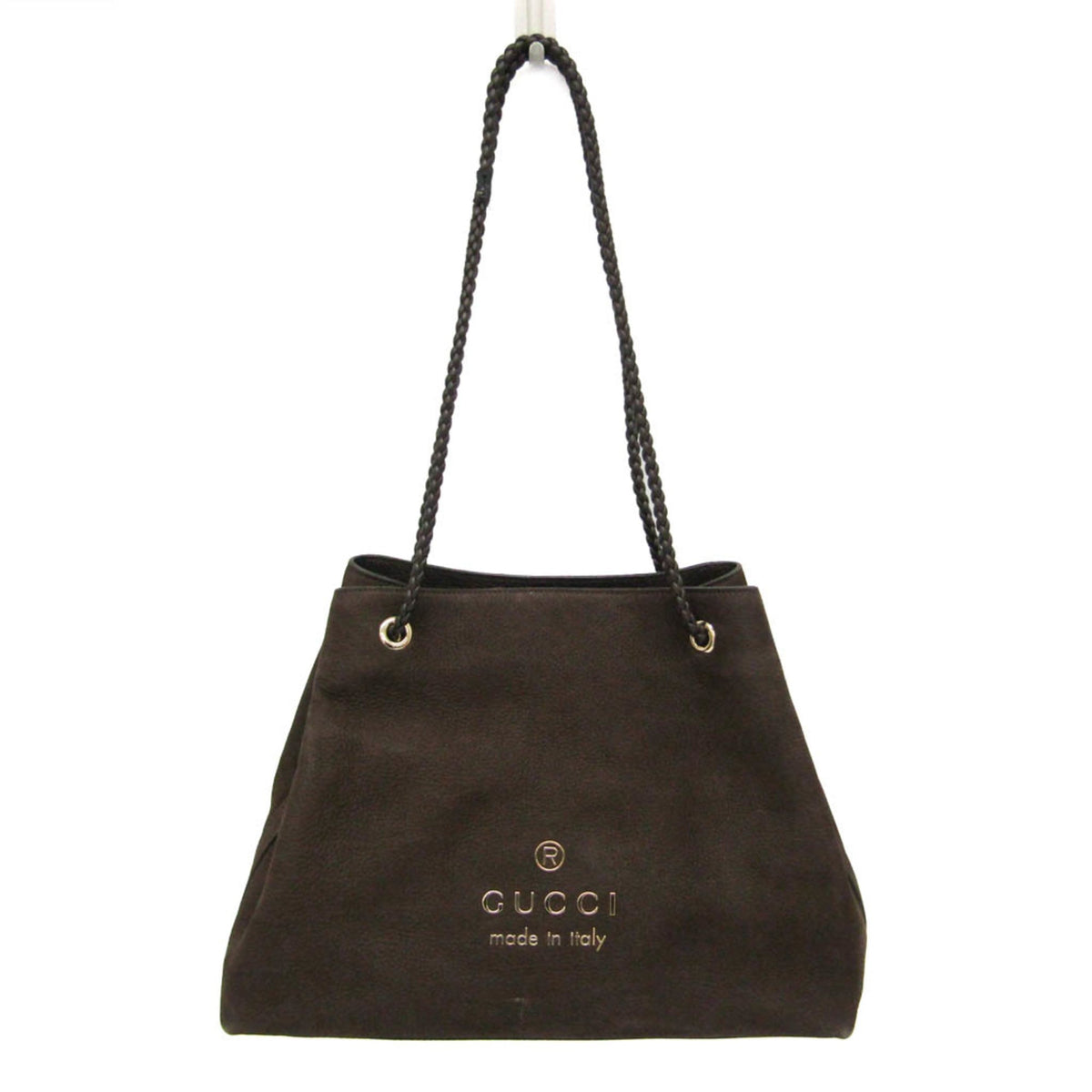 PRE-OWNED Gucci Nubuck Leather Tote