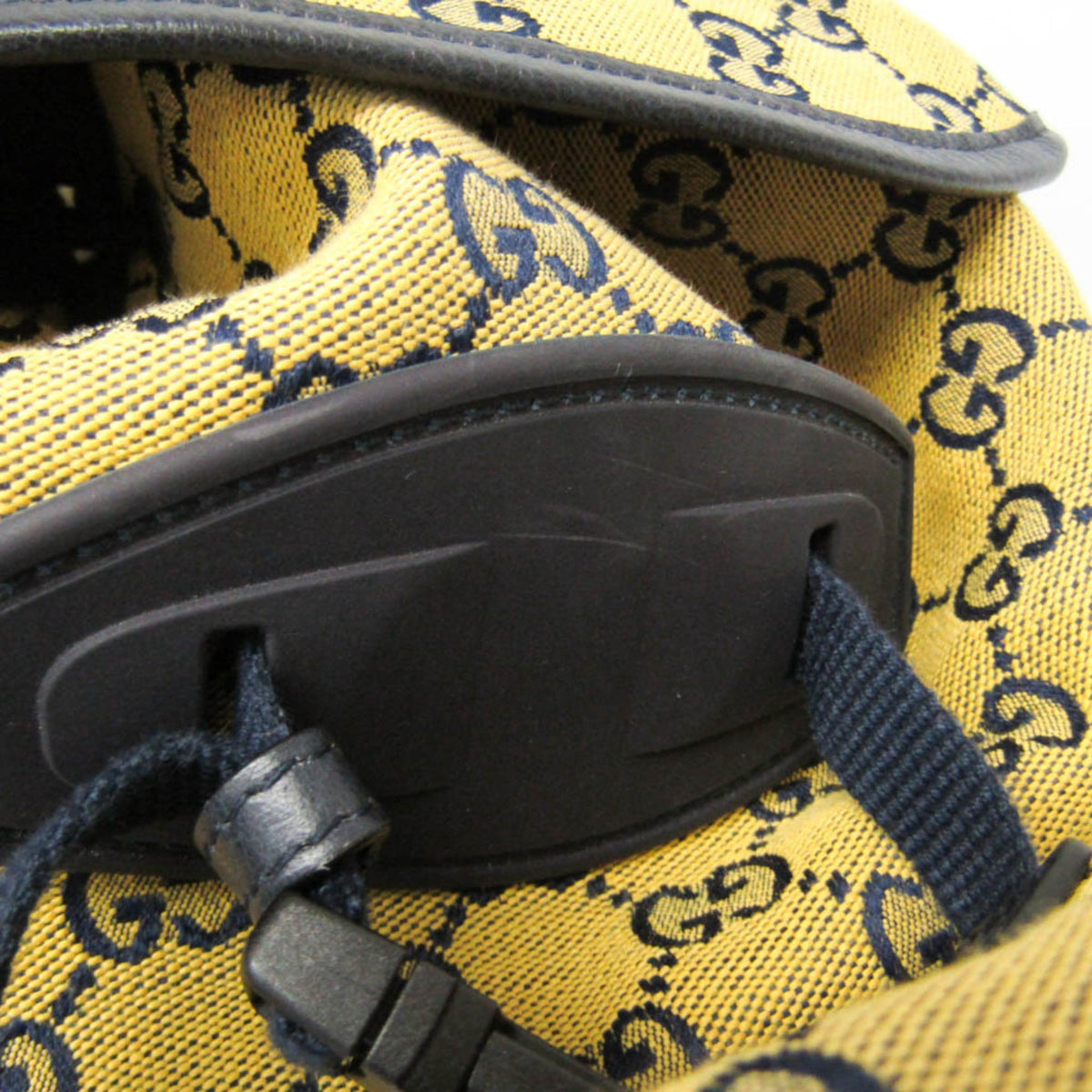 PRE-OWNED Gucci GG Canvas · Heart Patch Backpack