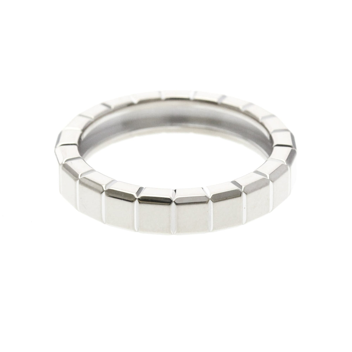 PRE-OWNED Chopard Ice Cube · 18K White Gold Size 9