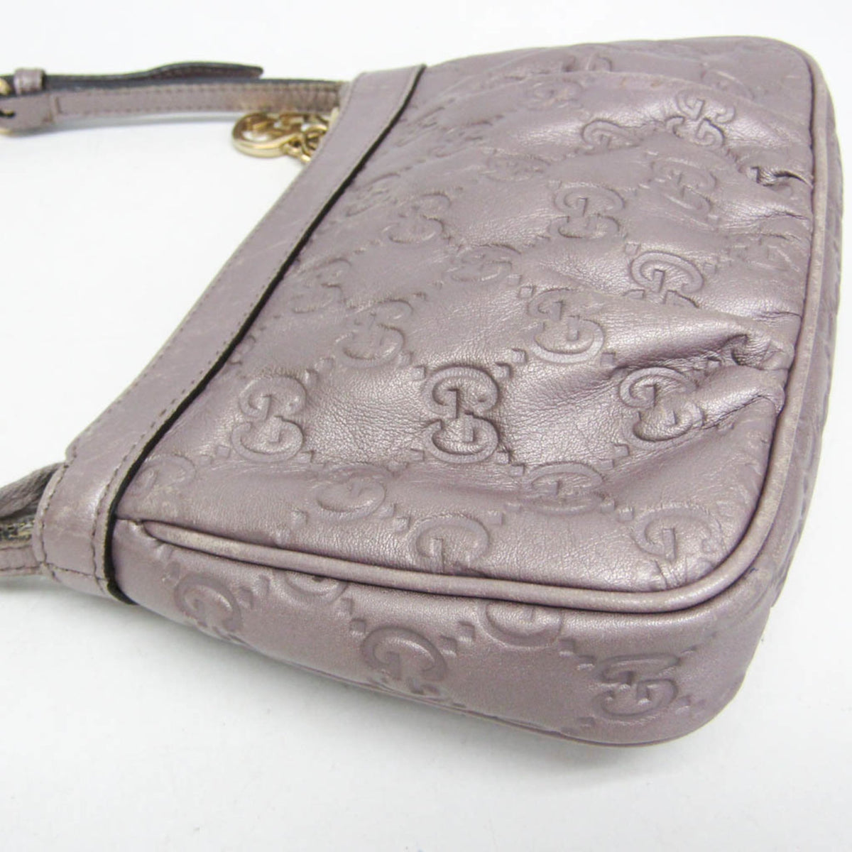 PRE-OWNED Gucci Guccissima · Leather Shoulder Bag