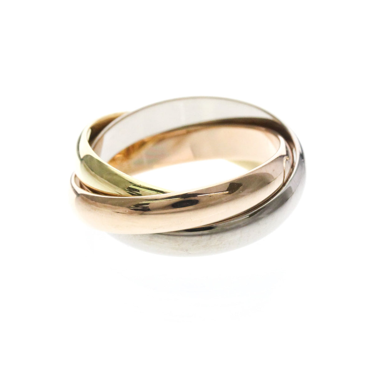 PRE-OWNED Cartier Trinity · Three Gold Size 6