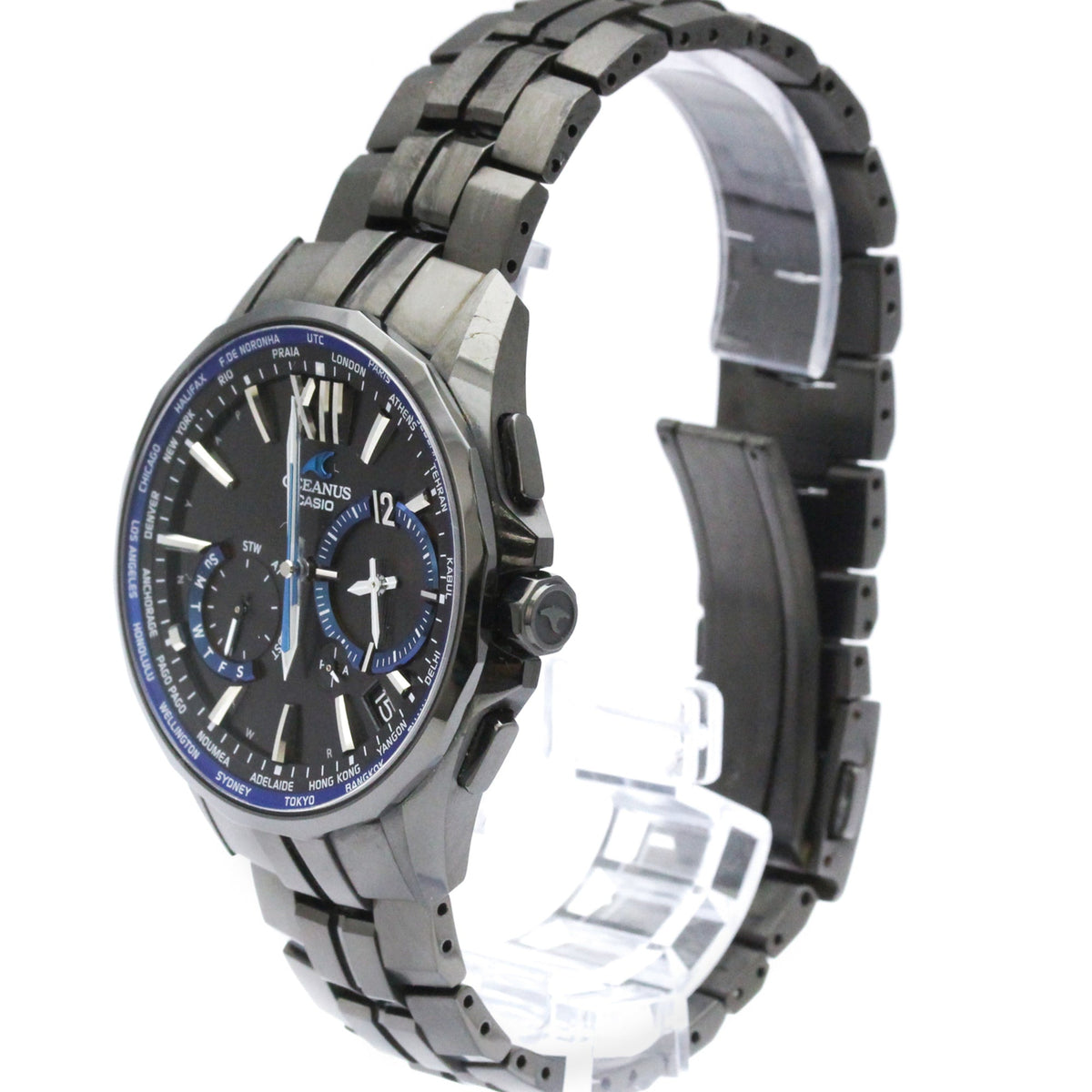 PRE-OWNED Casio Oceanus Manta · Titanium · Solar
