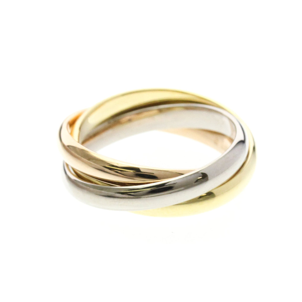 PRE-OWNED Cartier Trinity · Three Gold Size 7.5